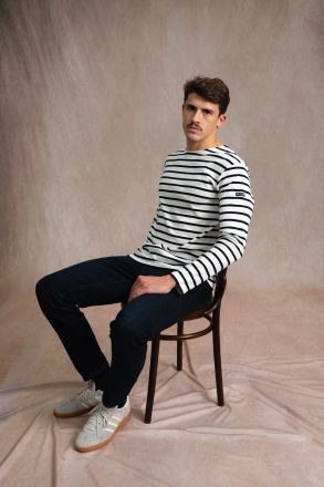 Мъжка бретонска раирана  блуза Cordage