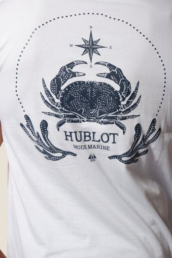 Мъжка тениска от трико Crew