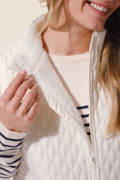 Дамски елек без ръкави с цип Claudia