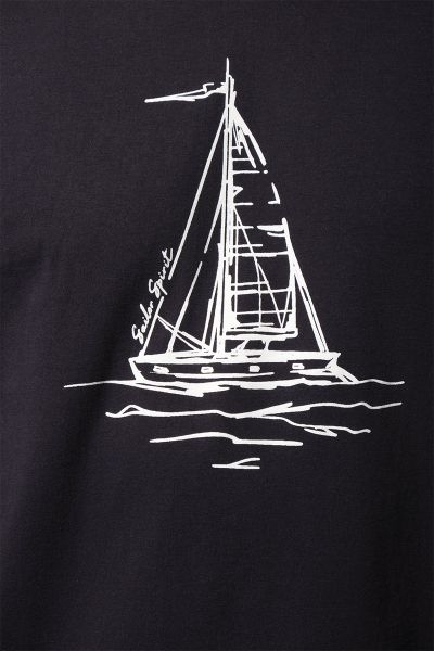 Мъжка тениска с V-образно деколте Clyde