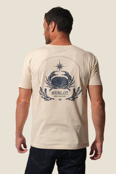 Мъжка тениска от трико Crew