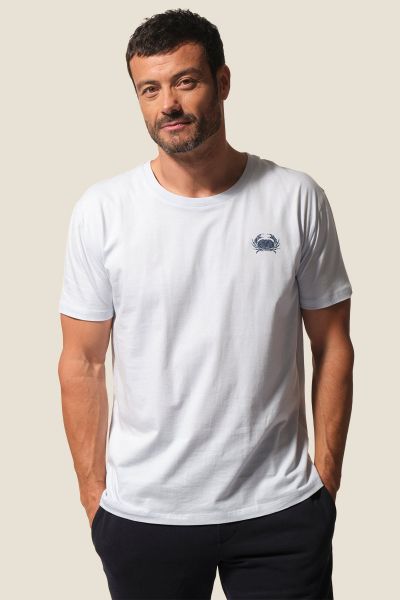 Мъжка тениска от трико Crew