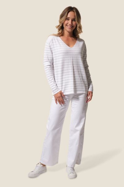 Дамски пуловер с права кройка Enora