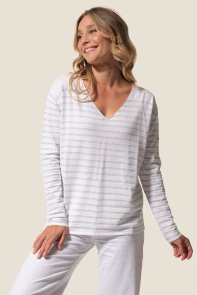 Дамски пуловер с права кройка Enora