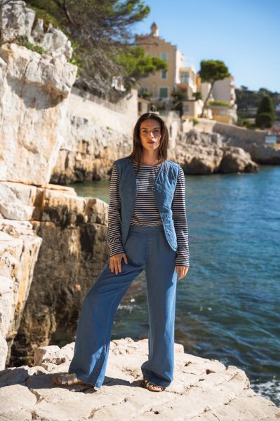 Дамски ватиран елек без ръкави Magalie