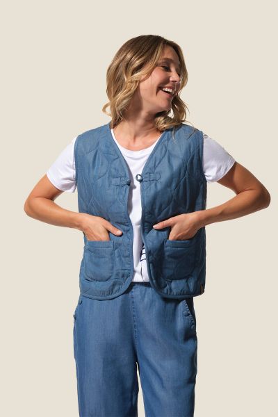 Дамски ватиран елек без ръкави Magalie