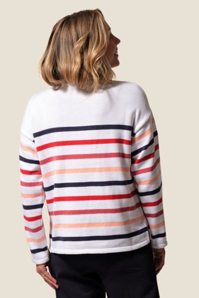 Дамски раиран пуловер Heloise