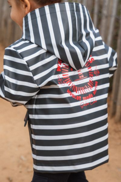 Детско водоустойчиво яке с цип и качулка Gregoire