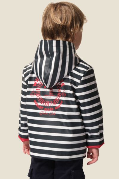 Детско водоустойчиво яке с цип и качулка Gregoire